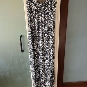 Leopard Print Maxi dress